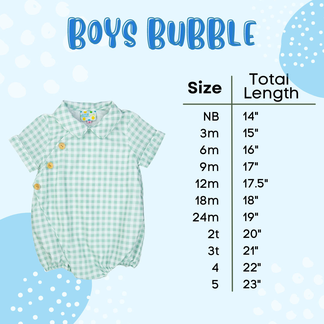 PO95: Boys Autumn Plaid Bubble