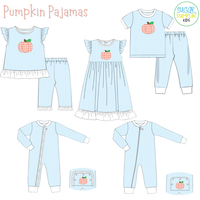 PO115: Pumpkin Pajamas Boys Lounge Set