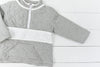 Boys Grey Embroidered Name Jacket
