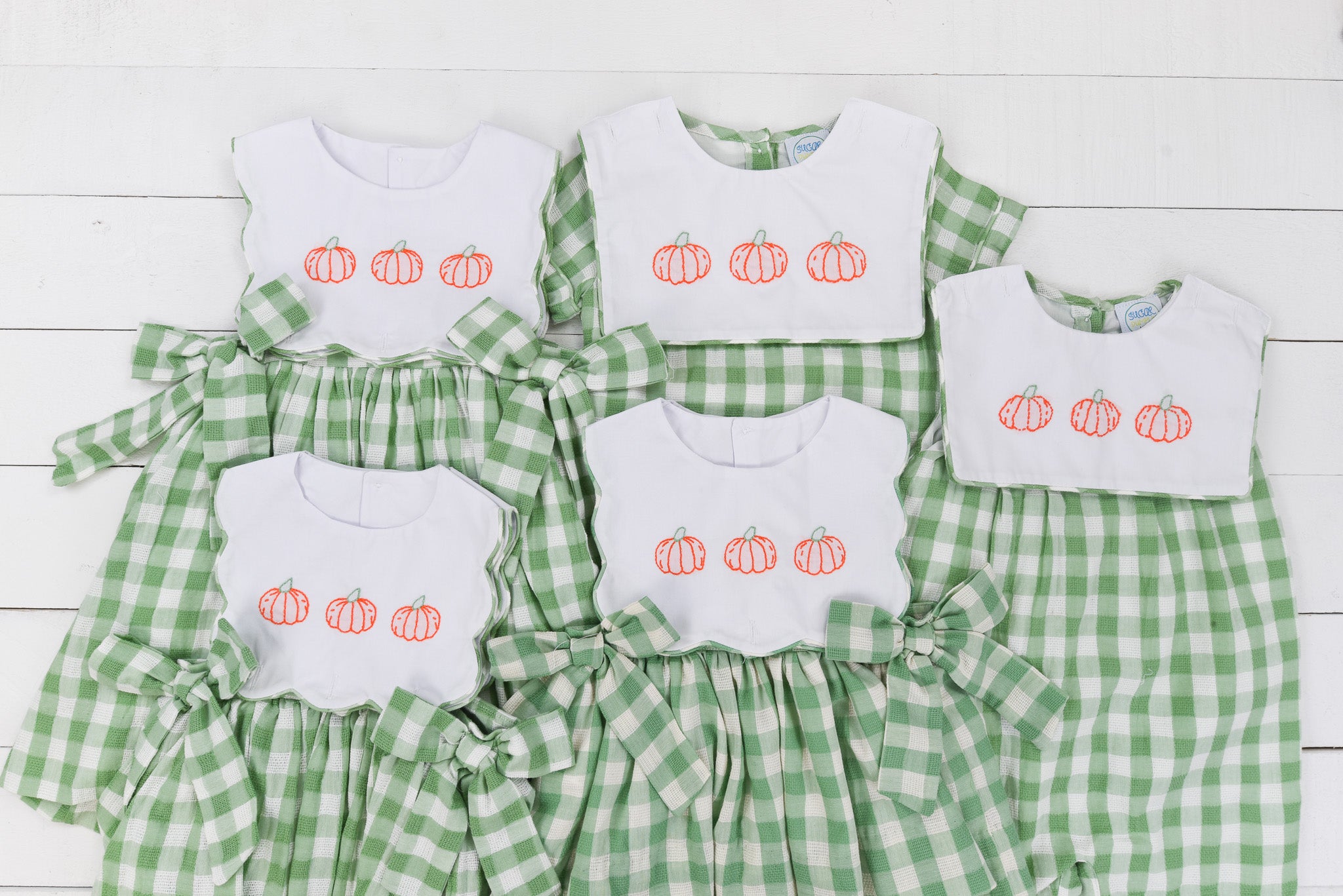 Girls Dressy Pumpkin Short Set