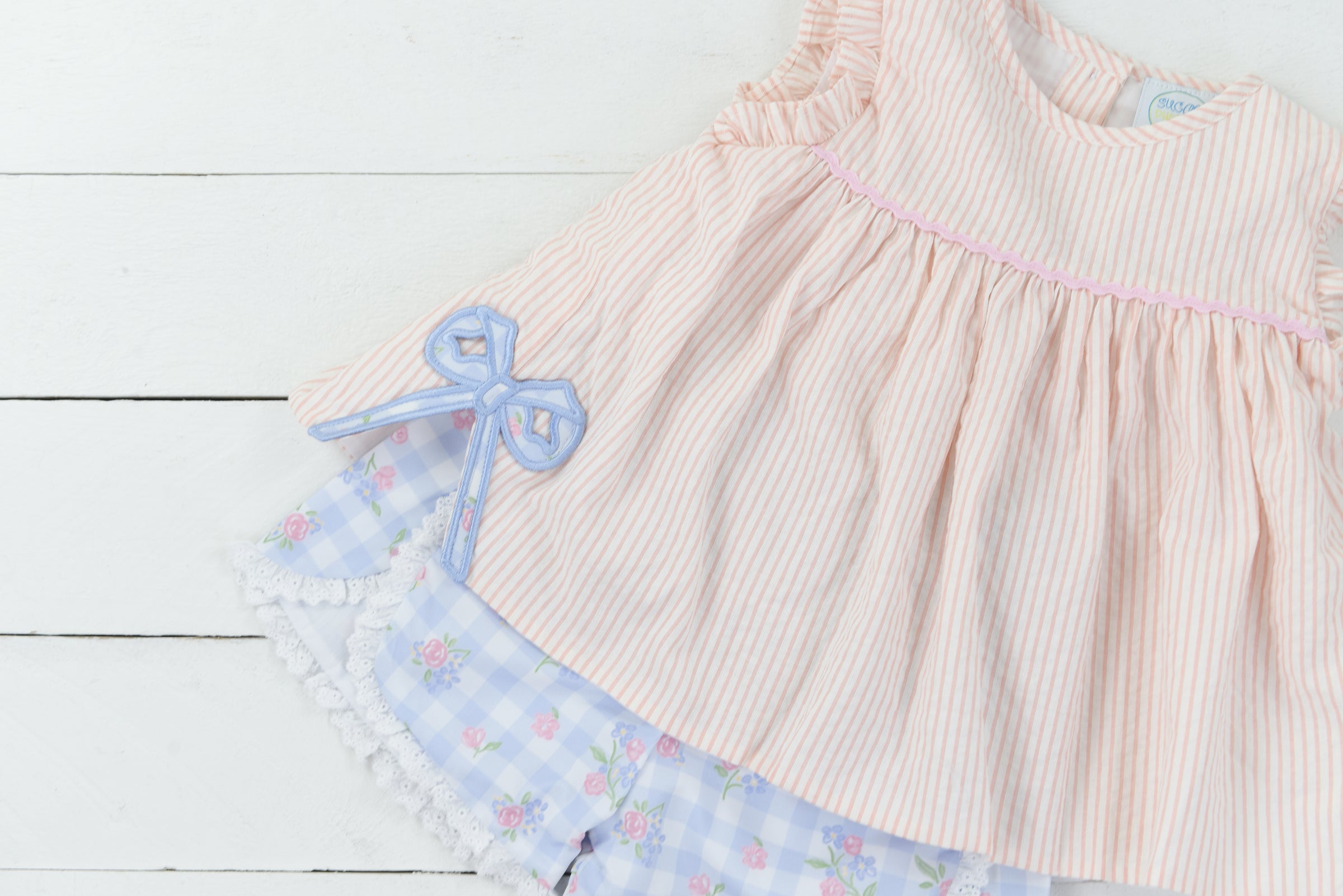 Sweet Ditsy Bow Short Set