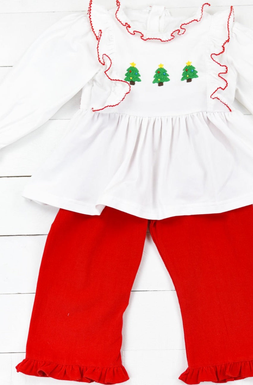 Girls Christmas Cuties Pants Set