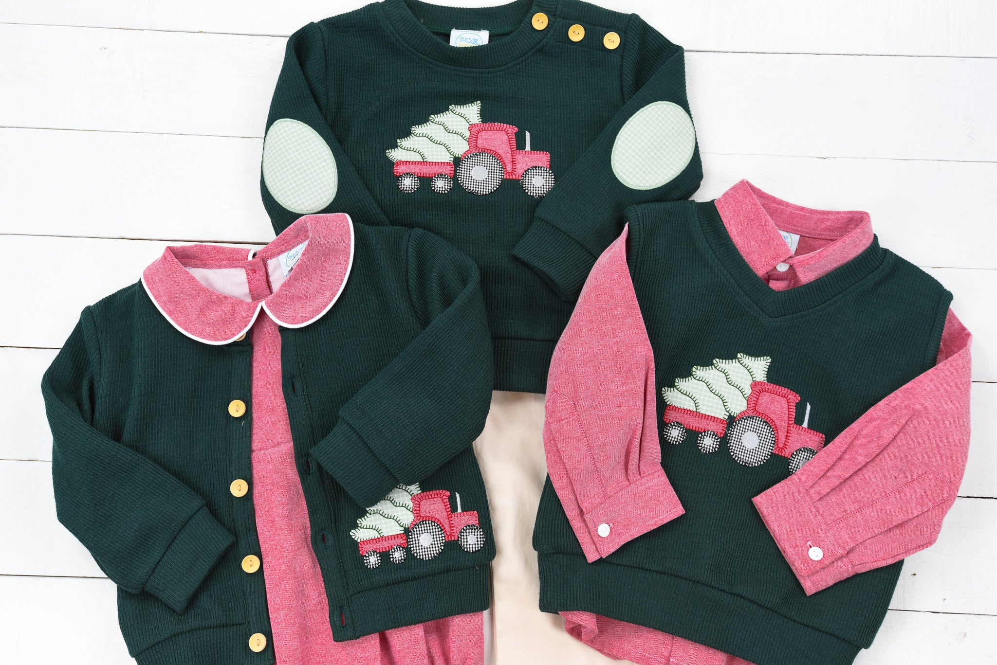 Boys Tractor Sweater Only
