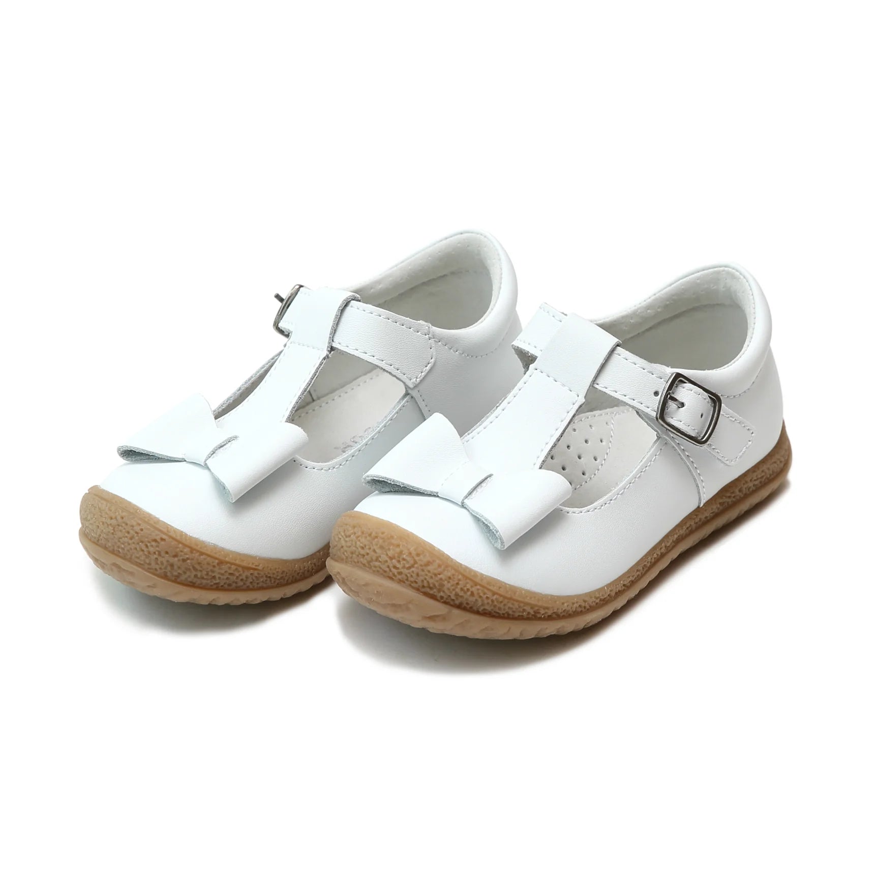 Emma Classic White Bow T Strap Mary Jane White Sugar Dumplin Kids