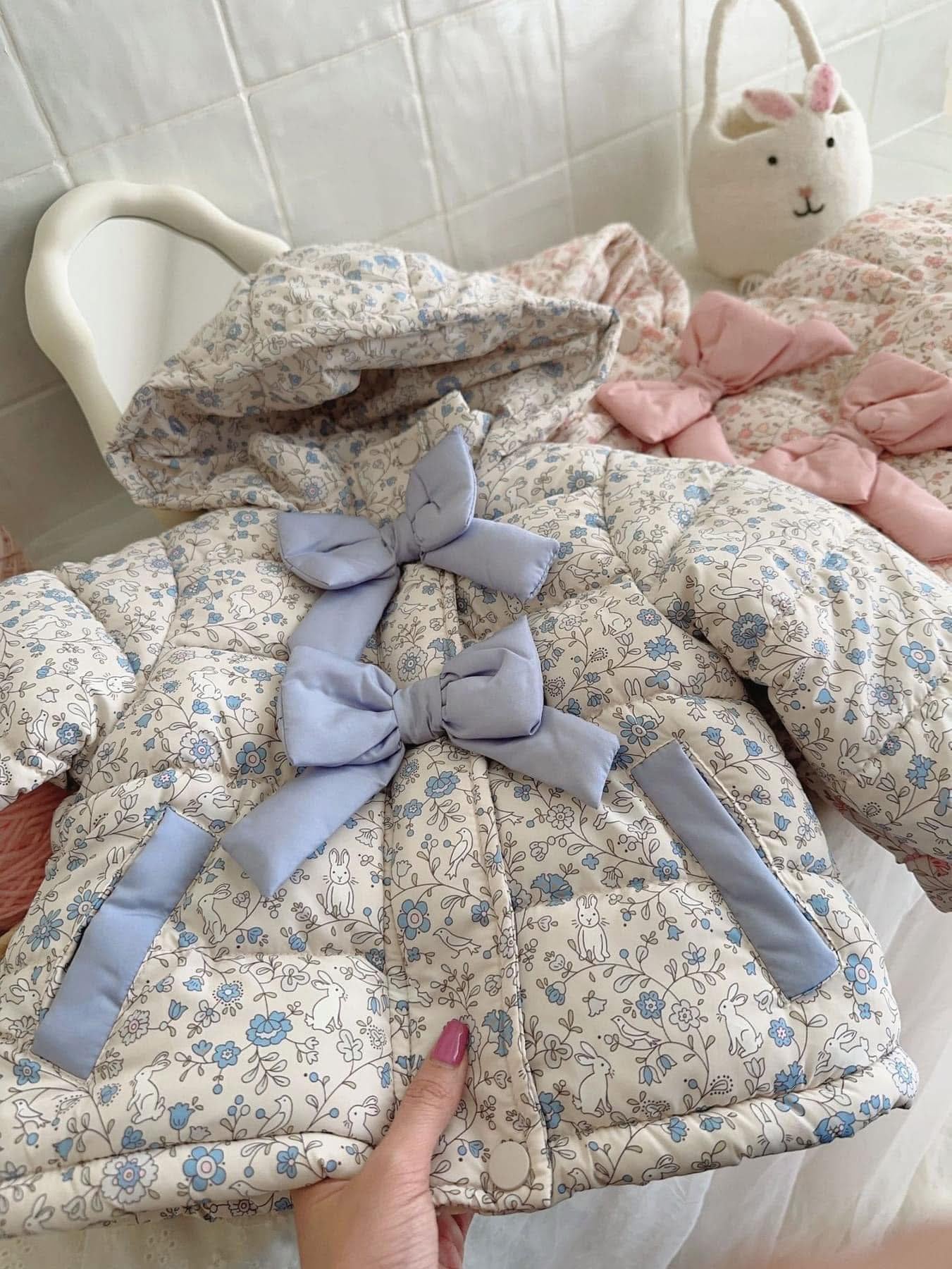 Girls Bow Coats