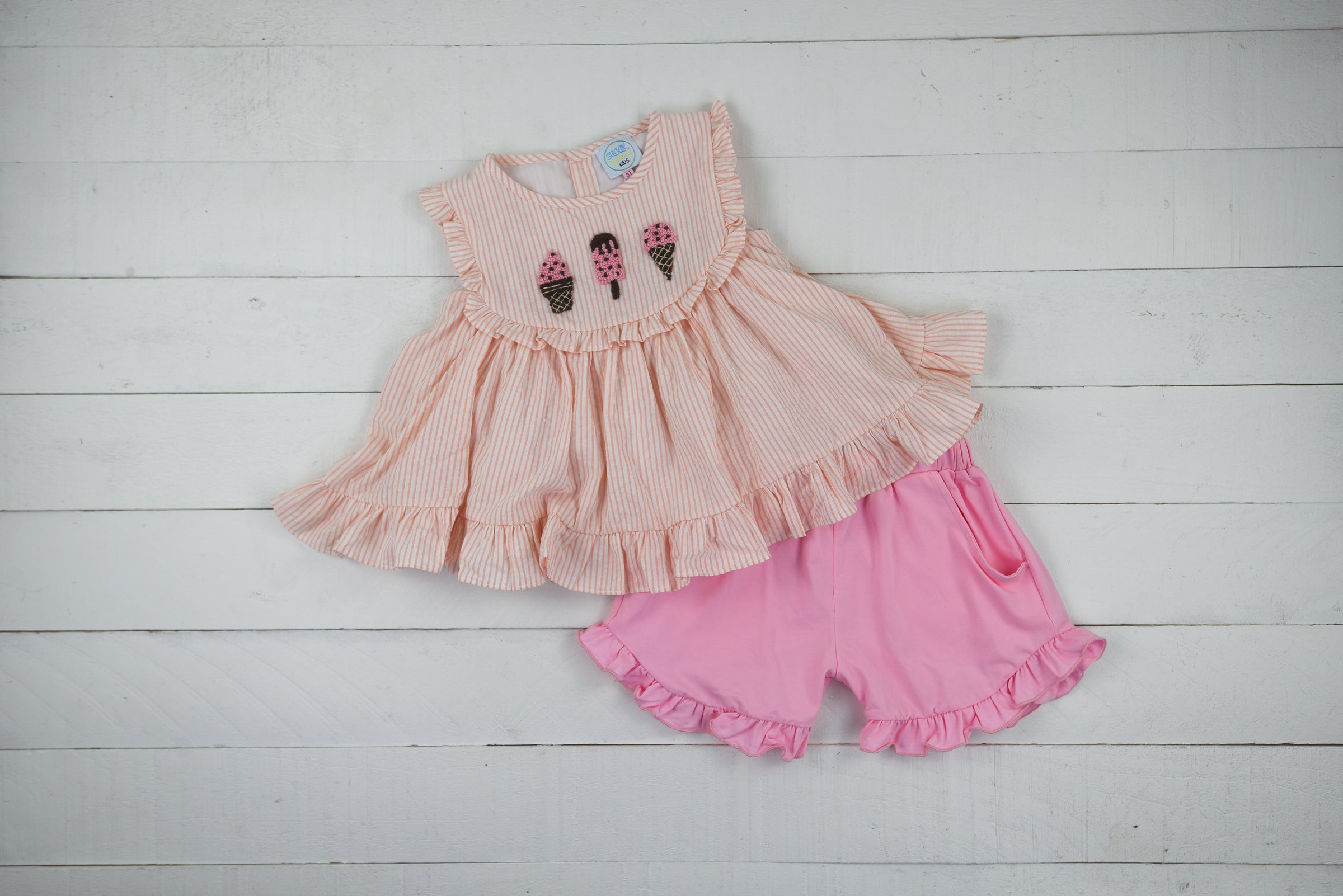 Seaside Scoops Girls Short Set