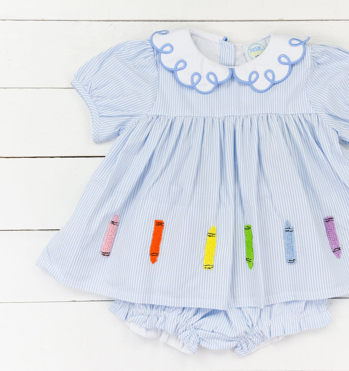 Girls Color My World Diaper Set