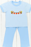 Boys Turkey Banner Pants Set