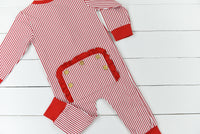 Classic Christmas Girl Ruffle Zippy