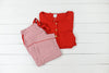 Classic Christmas PJ Solid Red Shirt Set