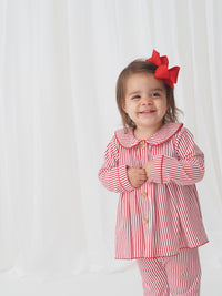 Classic Christmas Girl Pant Set