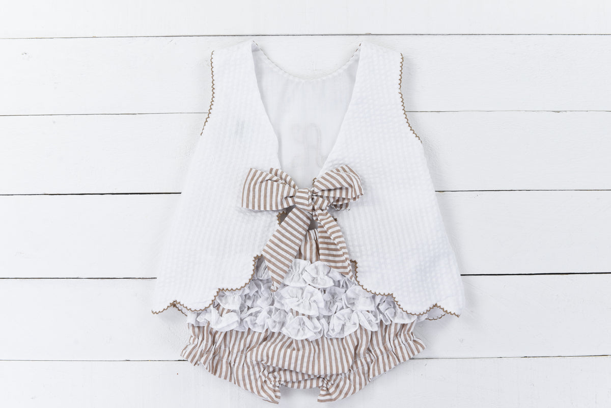 P0101: Sandy Shore Girls Bloomer Set