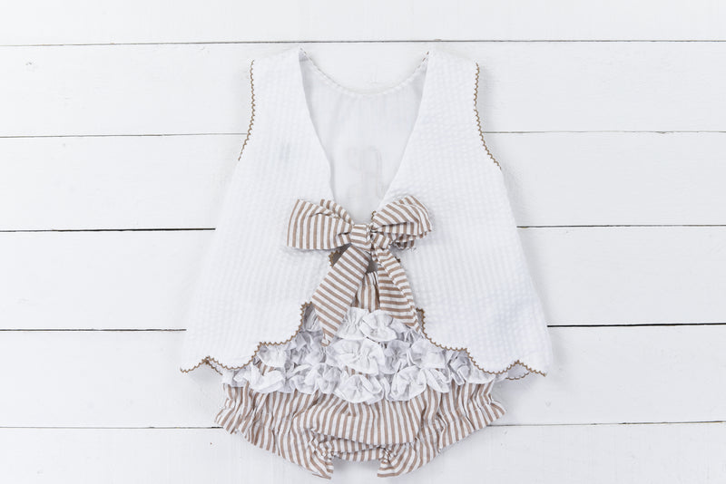 P0101: Sandy Shore Girls Bloomer Set