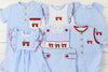 P0102: Little Red Wagon Girl Short Set