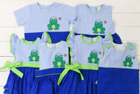 P0102: Froggy Girls Short Set