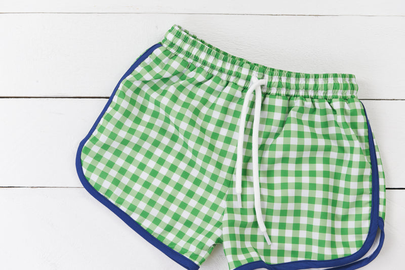 P0102: Emerald Boys Swim Trunks