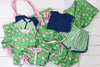 P0102: Emerald Girls Longsleeve Swimsuit