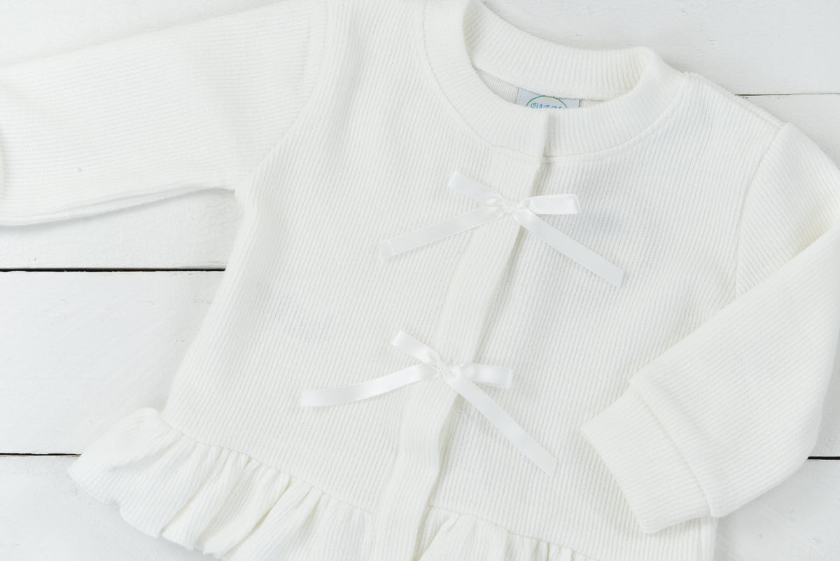 Knit Magnolia White Cardigan