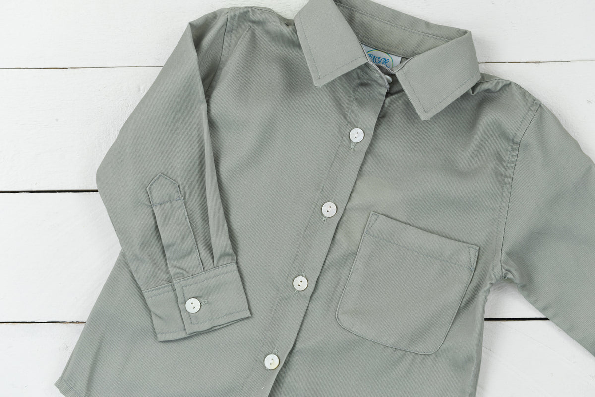 Olive and Ivory Blooms Shirt Only