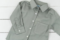 Olive and Ivory Blooms Shirt Only
