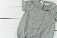 Olive and Ivory Blooms Boy Bubble