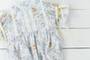 Olive and Ivory Blooms Girl Bubble
