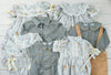 Olive and Ivory Blooms Girl Bubble