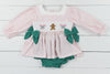 Gingerbread Smock Girl Bloomer Set
