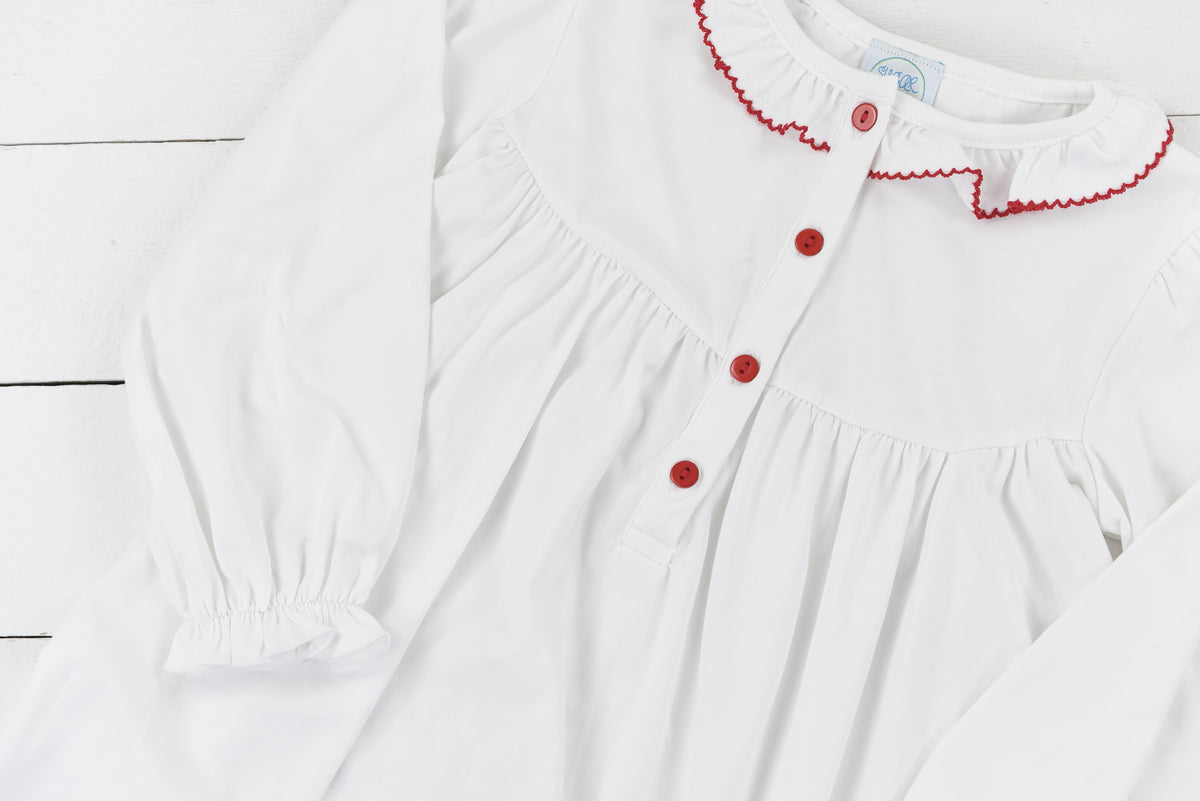 White Christmas Pj Girl Gown