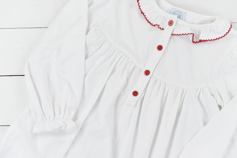 White Christmas Pj Girl Gown