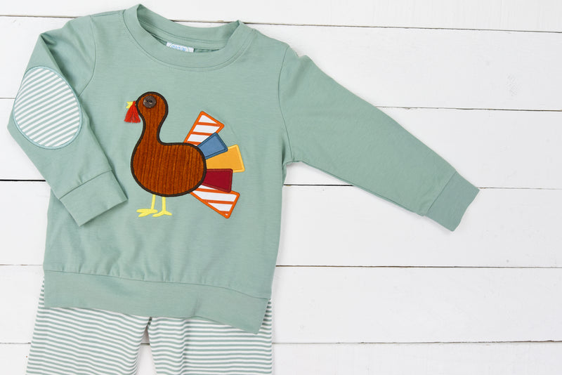 Boys Turkey Time Pant Set