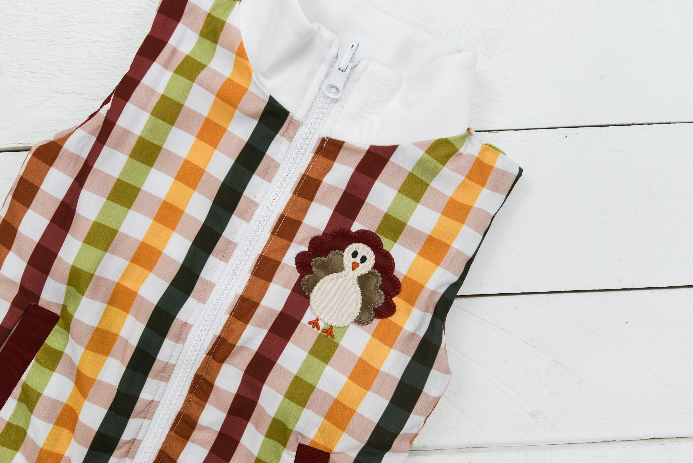 Boys Holiday Reversible Vest