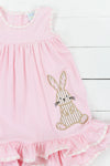 Girls Bunny Applique Dress