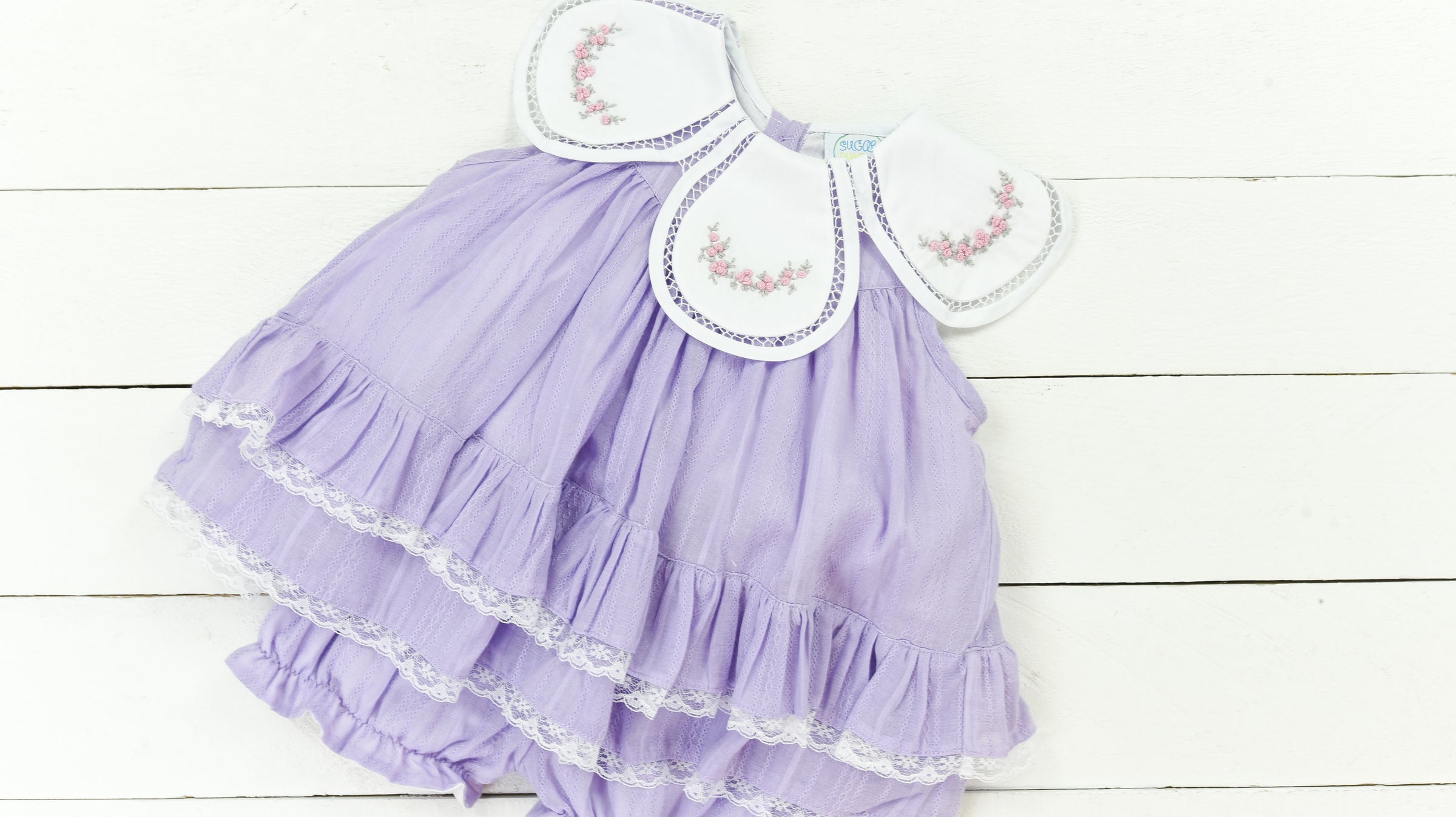 Girls Purple Petals Bubble Shorts