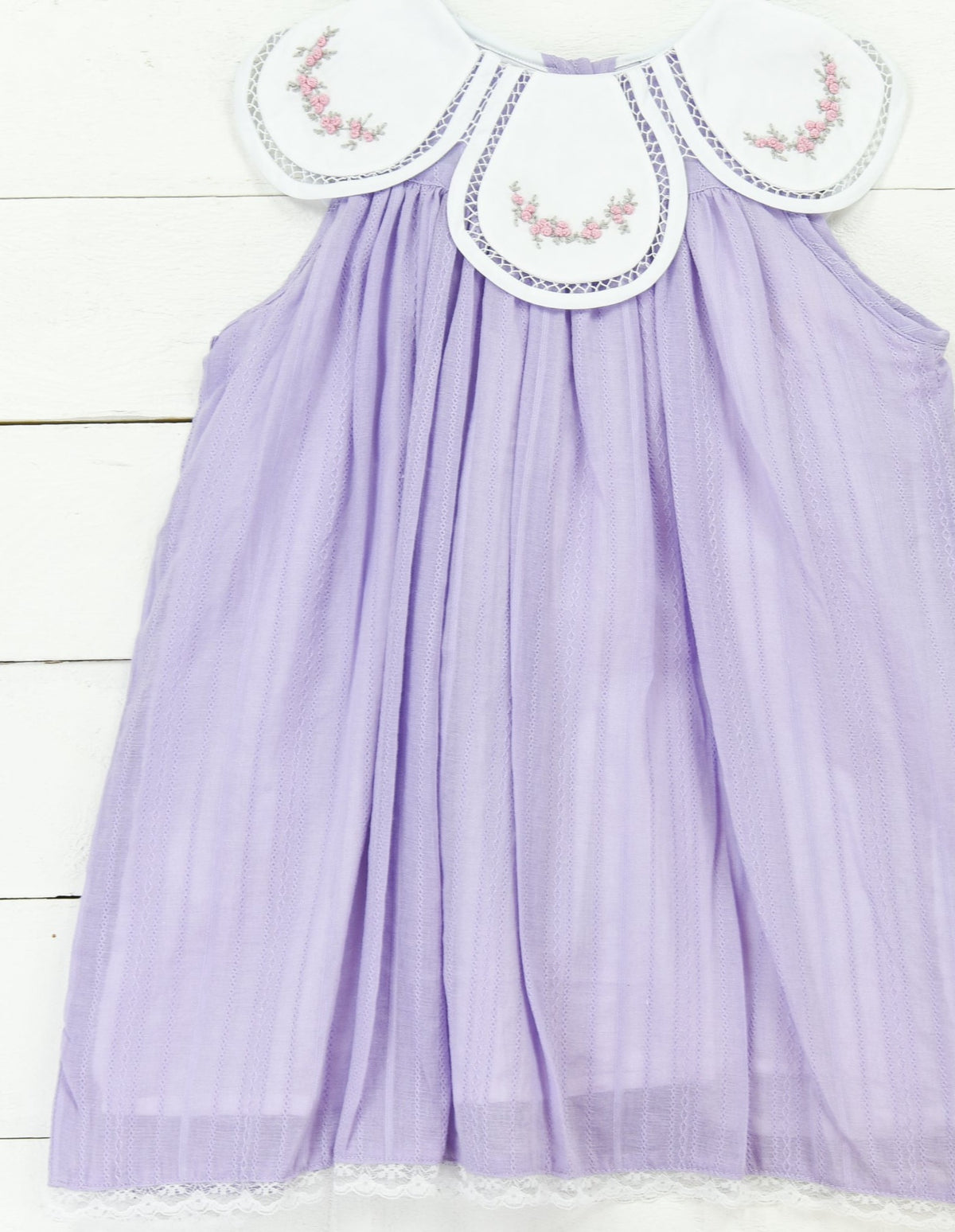 Girls Purple Petals Dress