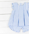 Girls Baby Blue Shorts Set