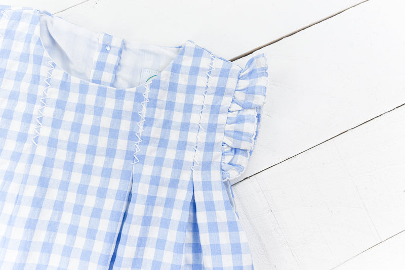 Girls Baby Blue Shorts Set