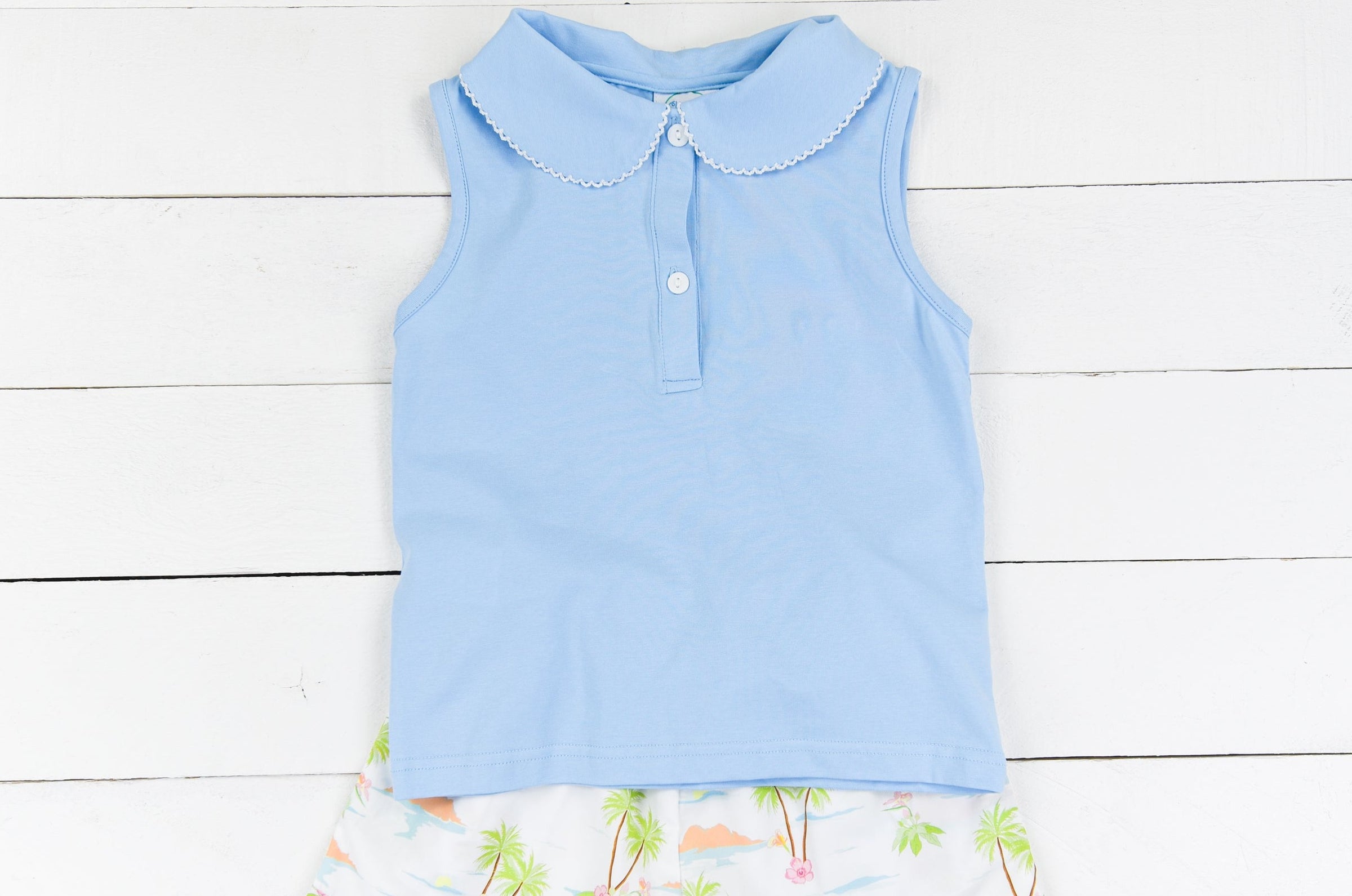 Girls Island Time Shorts Set