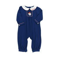 Here Comes Santa Clause Boys Long Romper