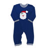 Applique Santa Boys Long Romper