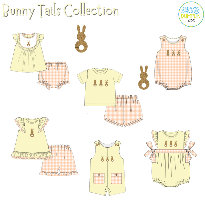 PO110: Bunny Tails Girls Bloomer Set