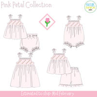 PO110: Pink Petal Girls Bloomer Set