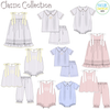 PO110: LInen White Boys Short Set