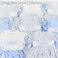 PO110: Spring Name Smock Boys Shortall