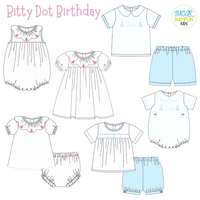 PO111: Bitty Dot Birthday Girls Bubble