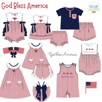 PO112: God Bless America Boys Short Set