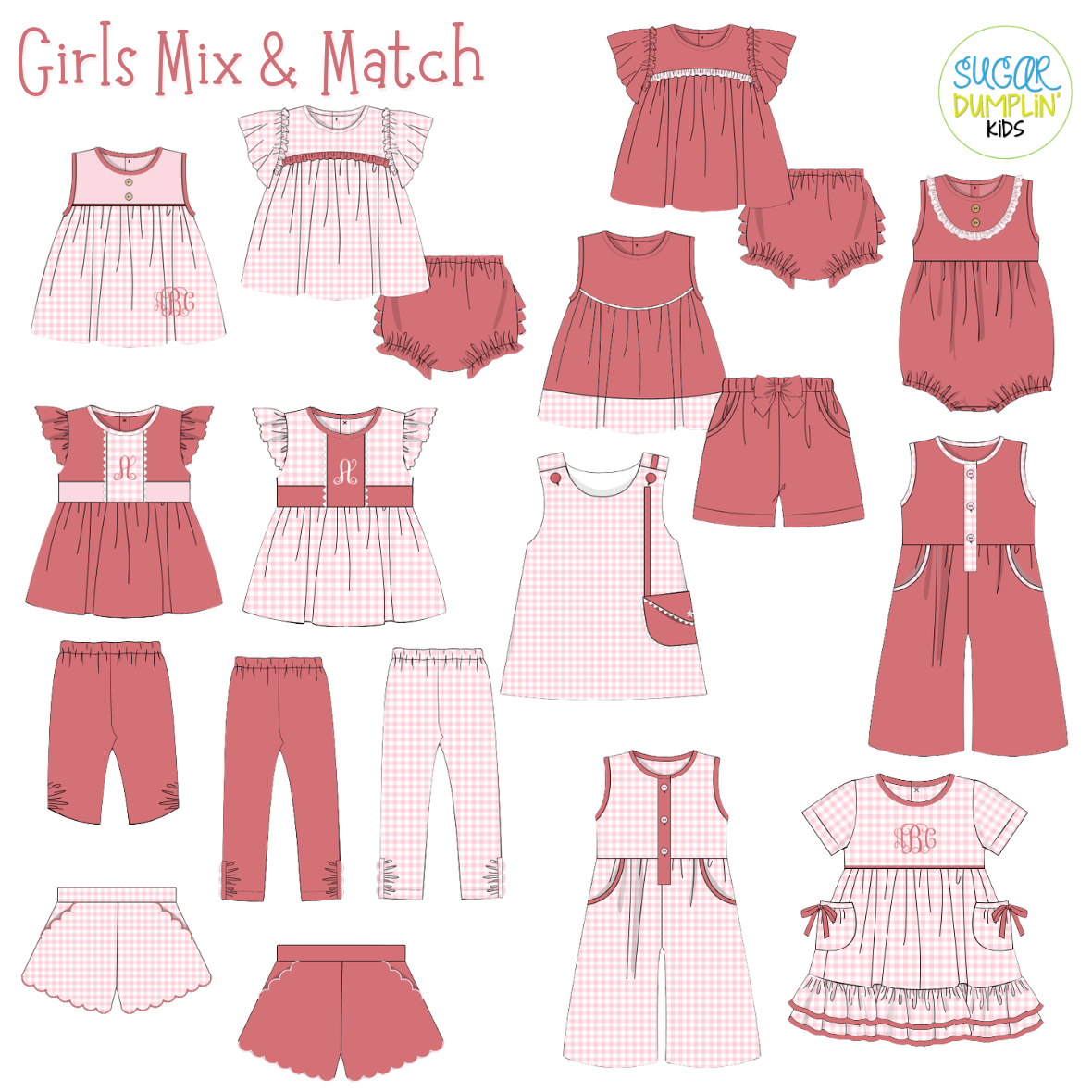 PO113: Mix and Match Girls leggings