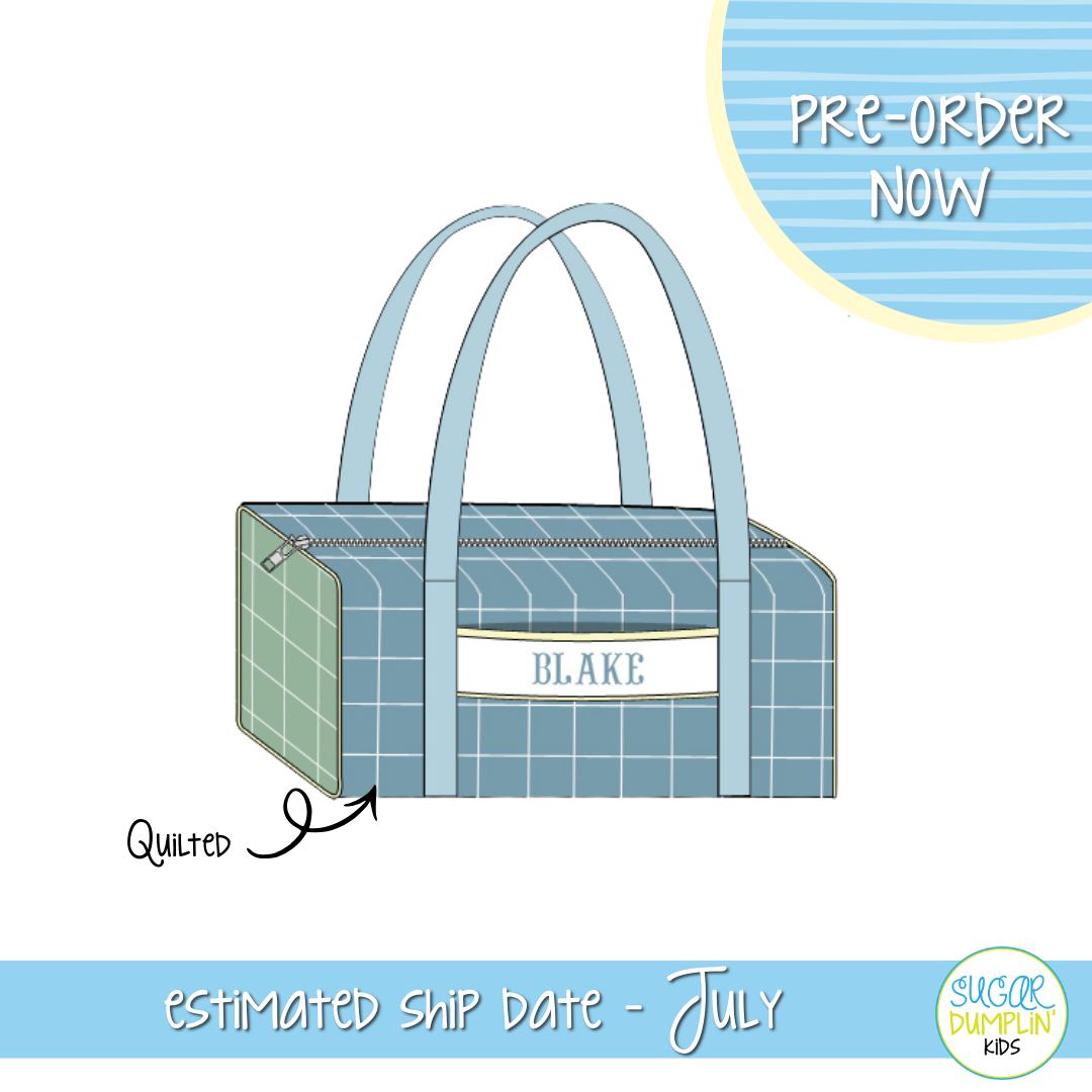 PO113: Boys Color Block Duffle