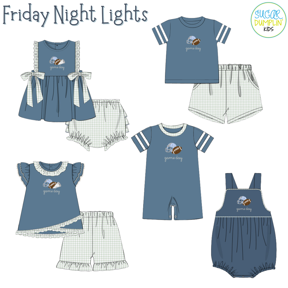 PO114: Friday Night Lights Boys Short Set
