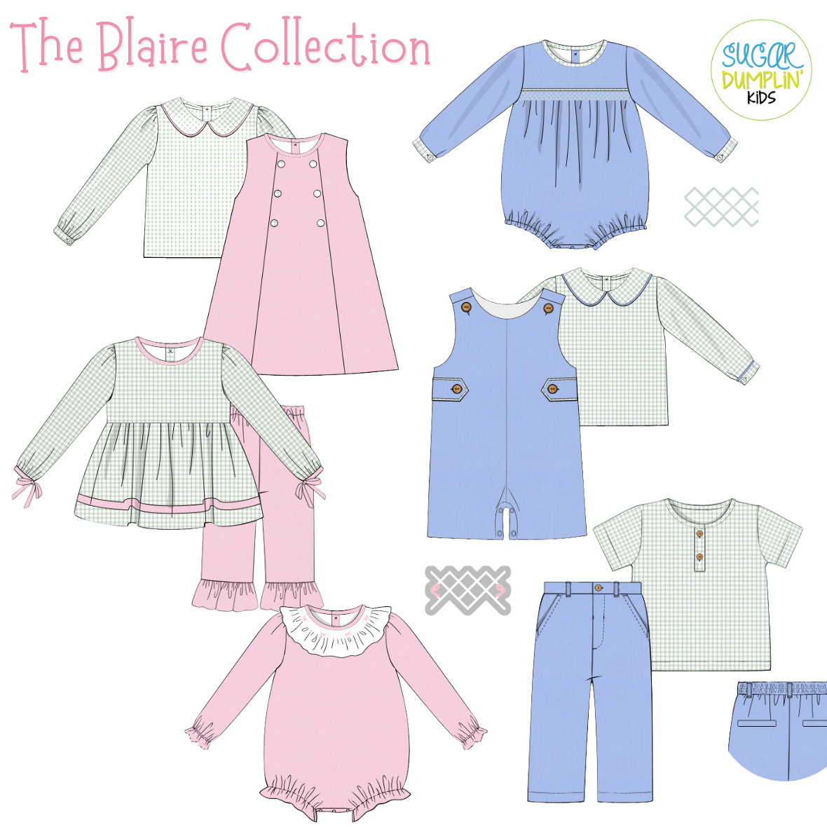 PO114: The Blaire Collection Girls Pant Set